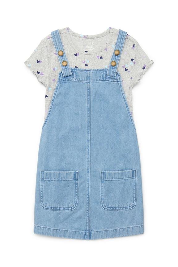 Little Girls 2-Piece Skirtall Outfit Set, Sizes 4-10