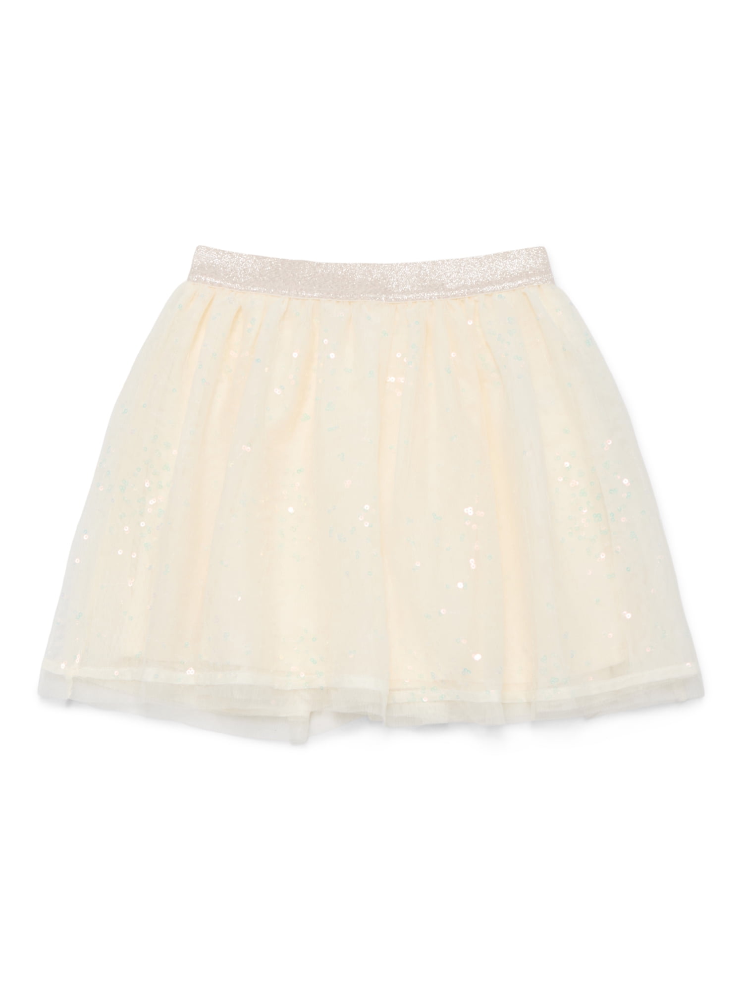 Wonder Nation Little Girls Sequin Skirt, Sizes 4-10