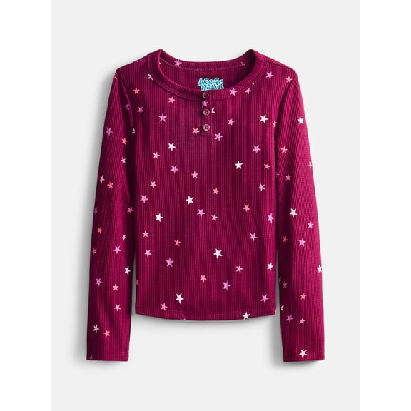 Wonder Nation Girls Fashion Knit Top with Long Sleeves, Sizes 4-18 & Plus