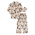 thumbnail image 1 of Wonder Nation Boys Long Sleeve Button Front Pajama Top and Pants Set, 2-Piece, Sizes 4-18, 1 of 4