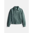 thumbnail image 1 of Wonder Nation Boys Cozy Polo Shirt with Long Sleeves, Sizes XS-XXL and Husky, 1 of 3