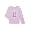 thumbnail image 1 of Wonder Nation Girls Embellished Tee with Long Sleeves, Sizes 4-18 & Plus, 1 of 3