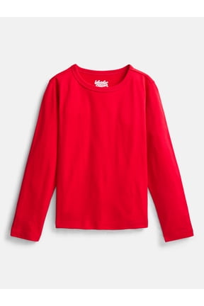 Boys' Kid Tough Tee with Long Sleeves, Sizes XS-XXL & Husky