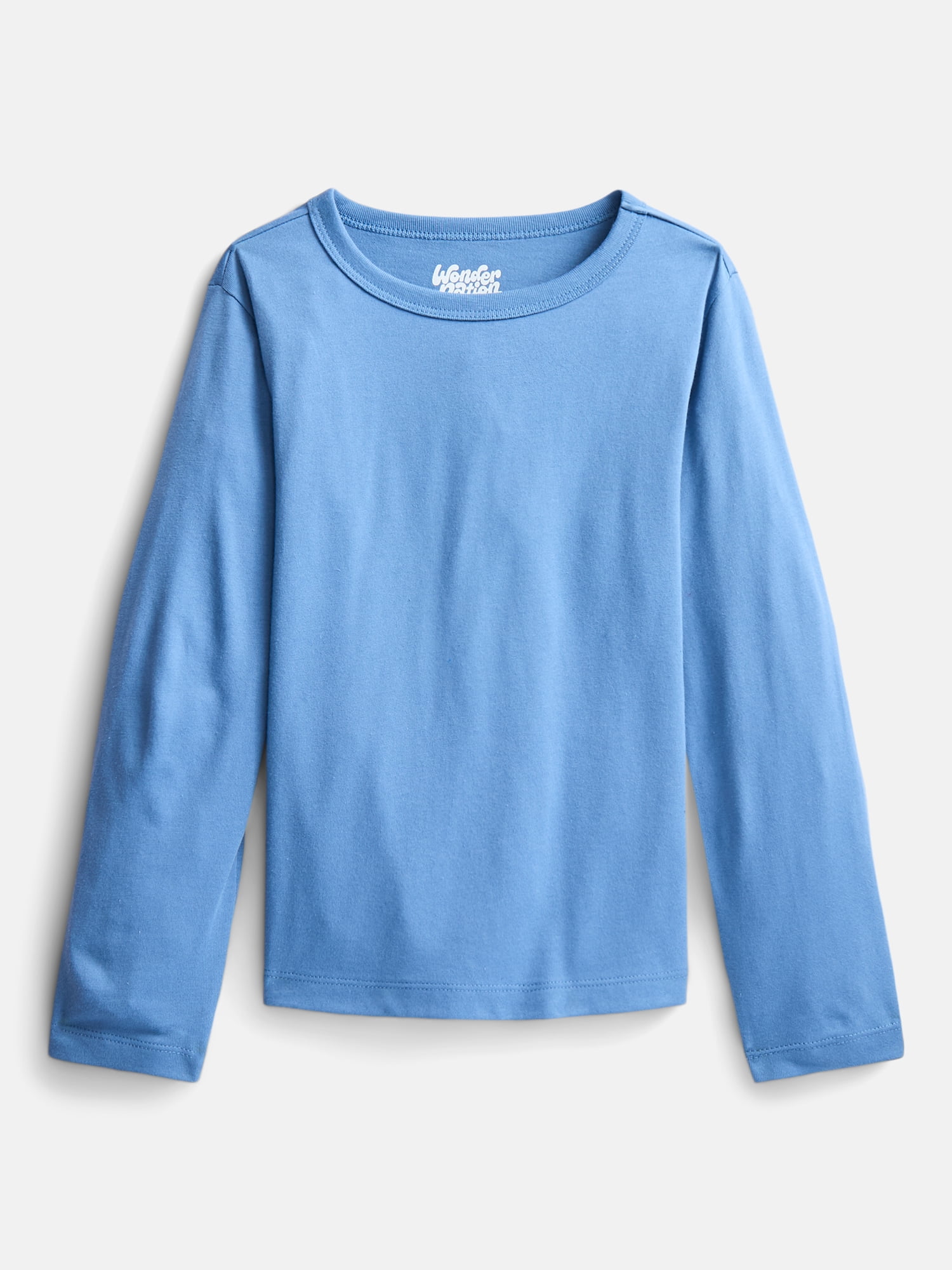 Wonder Nation Boys' Kid Tough Tee with Long Sleeves, Sizes XS-XXL & Husky