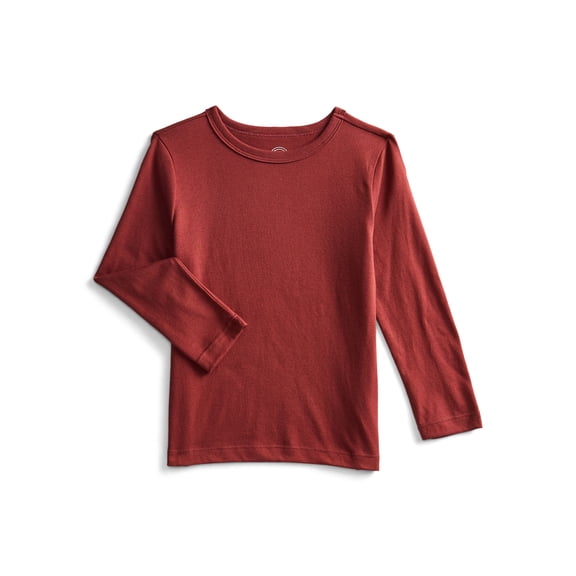 Wonder Nation Boys' Kid Tough Tee with Long Sleeves, Sizes XS-XXL & Husky