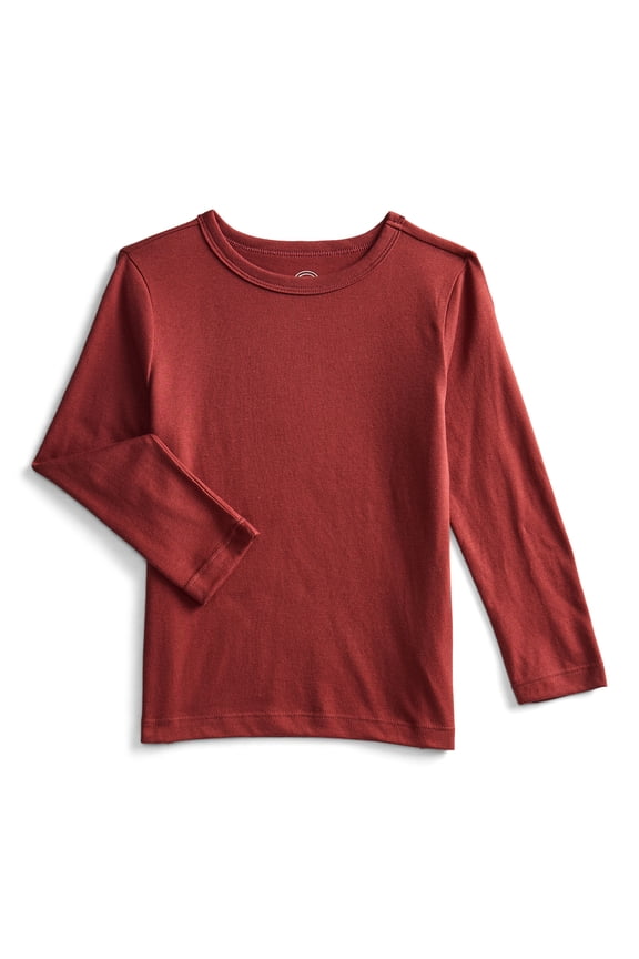 Boys' Kid Tough Tee with Long Sleeves, Sizes XS-XXL & Husky