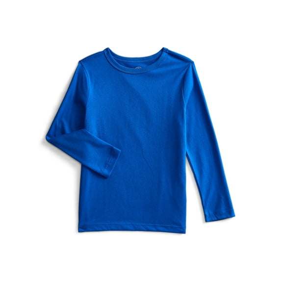 Wonder Nation Boys' Kid Tough Tee with Long Sleeves, Sizes XS-XXL & Husky