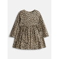thumbnail image 1 of Wonder Nation Baby and Toddler Girls' Play Dress with Long Sleeves, Sizes 0M-5T, 1 of 3