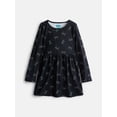 thumbnail image 1 of Wonder Nation Girls Long Sleeve Play Dress, Sizes XS-XXL, 1 of 3