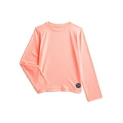 Boys Rash Guard with Long Sleeves, Sizes 4-18 & Husky