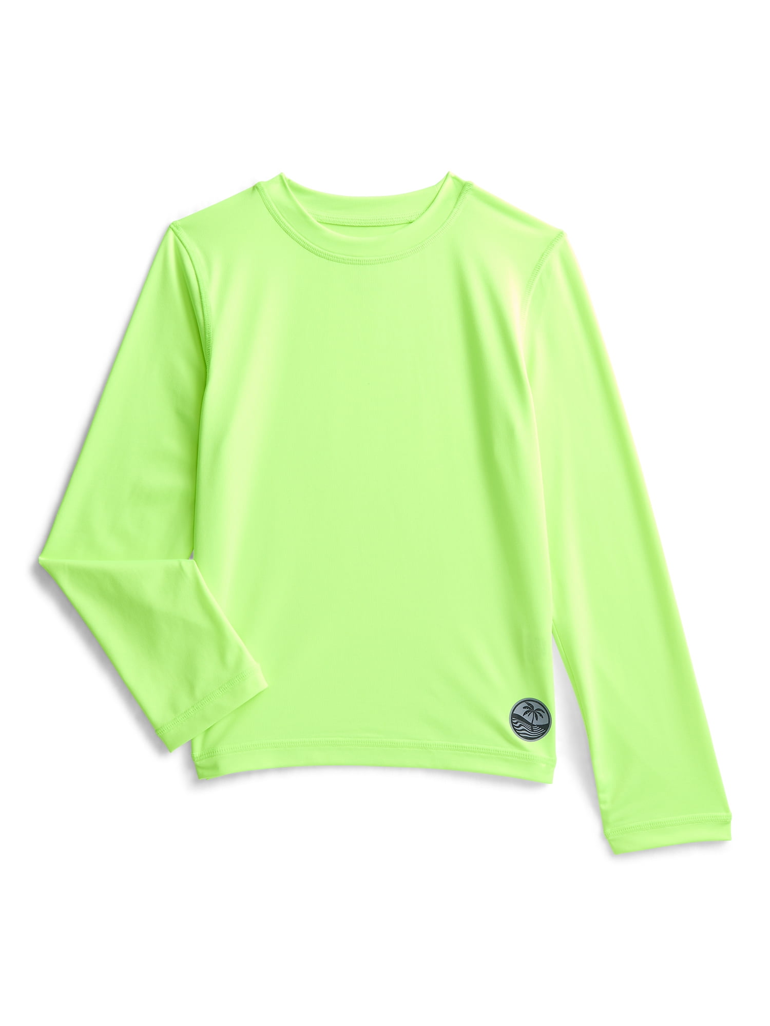 Wonder Nation Boys Rash Guard with Long Sleeves, Sizes 4-18 & Husky