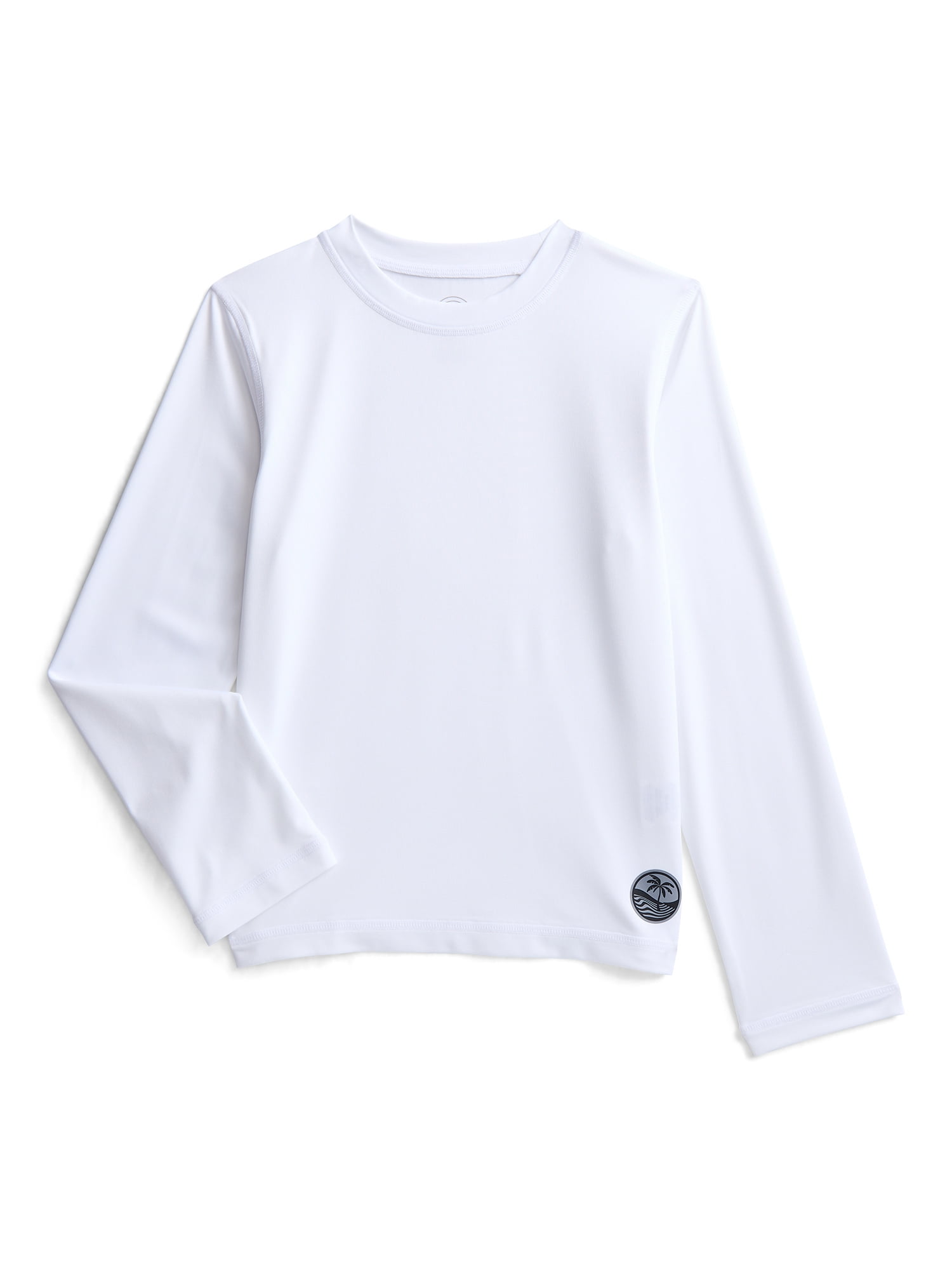 Wonder Nation Boys Rash Guard with Long Sleeves, Sizes 4-18 & Husky ...