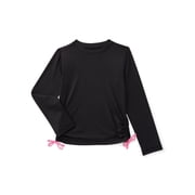 Girls Long Sleeve Rash Guard with UPF50+, Sizes 4-18 & Plus