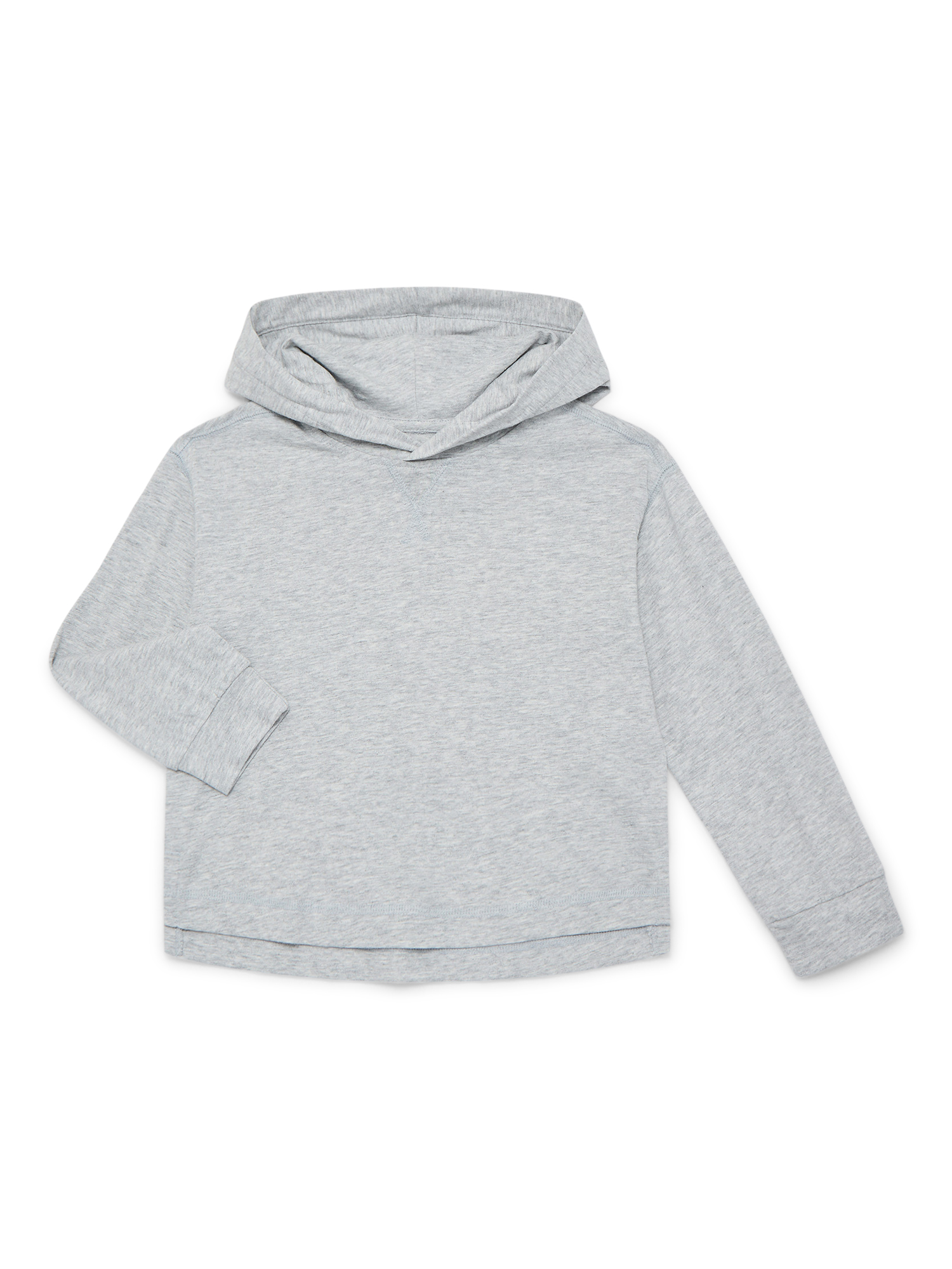 Wonder Nation Boys Slub Hoodie with Long Sleeves, Sizes 4-18