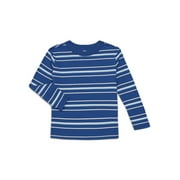 WONDER NATION Boys' Long Sleeve Stripe Tee, Sizes 4–18 & Husky