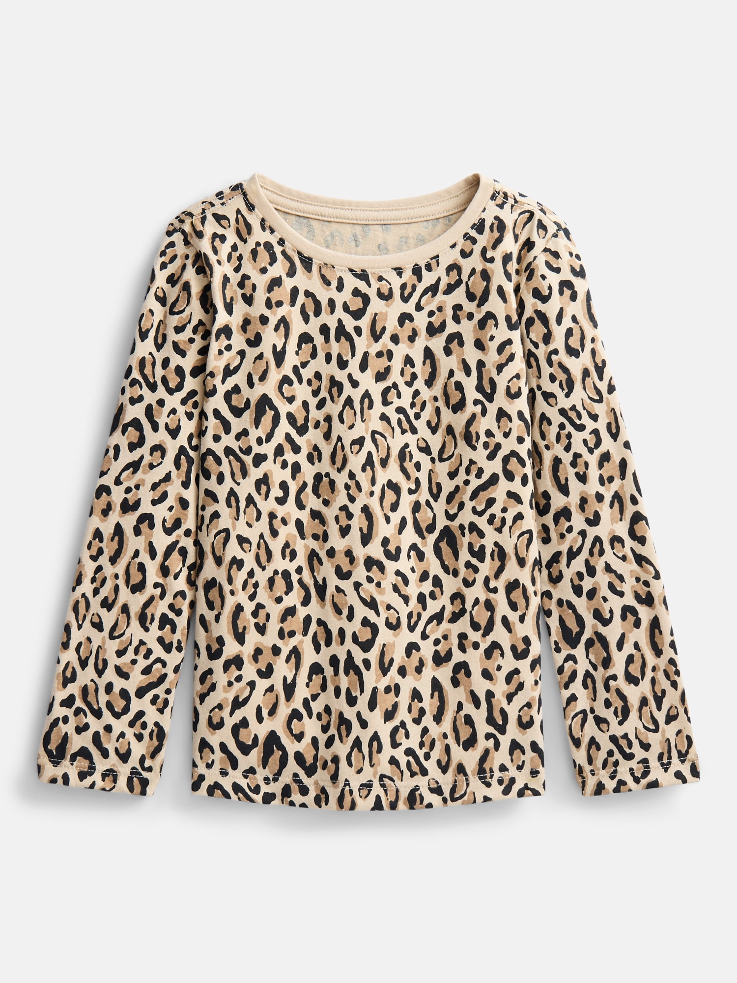 Wonder Nation Baby and Toddler Girls' Print Tee with Long Sleeves, Sizes 0M-5T
