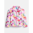 thumbnail image 1 of Wonder Nation Girls Microfleece Full Zip Jacket, Sizes 4-18 & Plus, 1 of 3