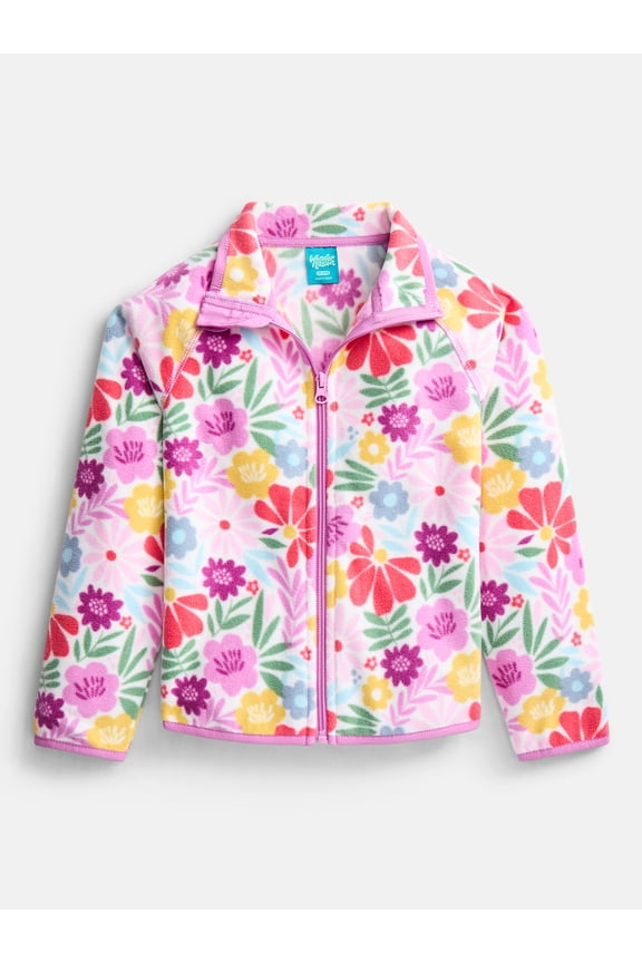 Girls Microfleece Full Zip Jacket, Sizes 4-18 & Plus