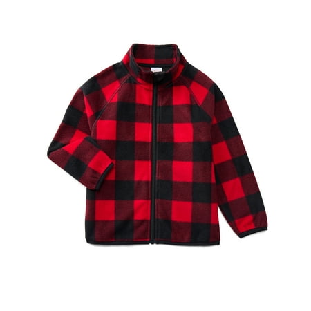 Wonder Nation Boys Microfleece Zip Jacket, Sizes 4-18 & Husky