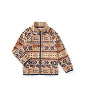 WONDER NATION Boys Microfleece Zip Jacket, Sizes 4-18 & Husky