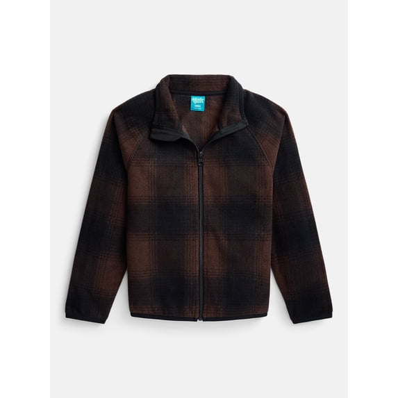 Wonder Nation Boys Microfleece Full Zip Jacket, Sizes 4-18 & Husky