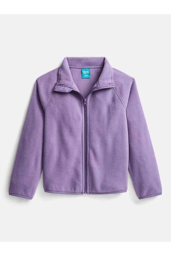 Girls Microfleece Full Zip Jacket, Sizes 4-18 & Plus