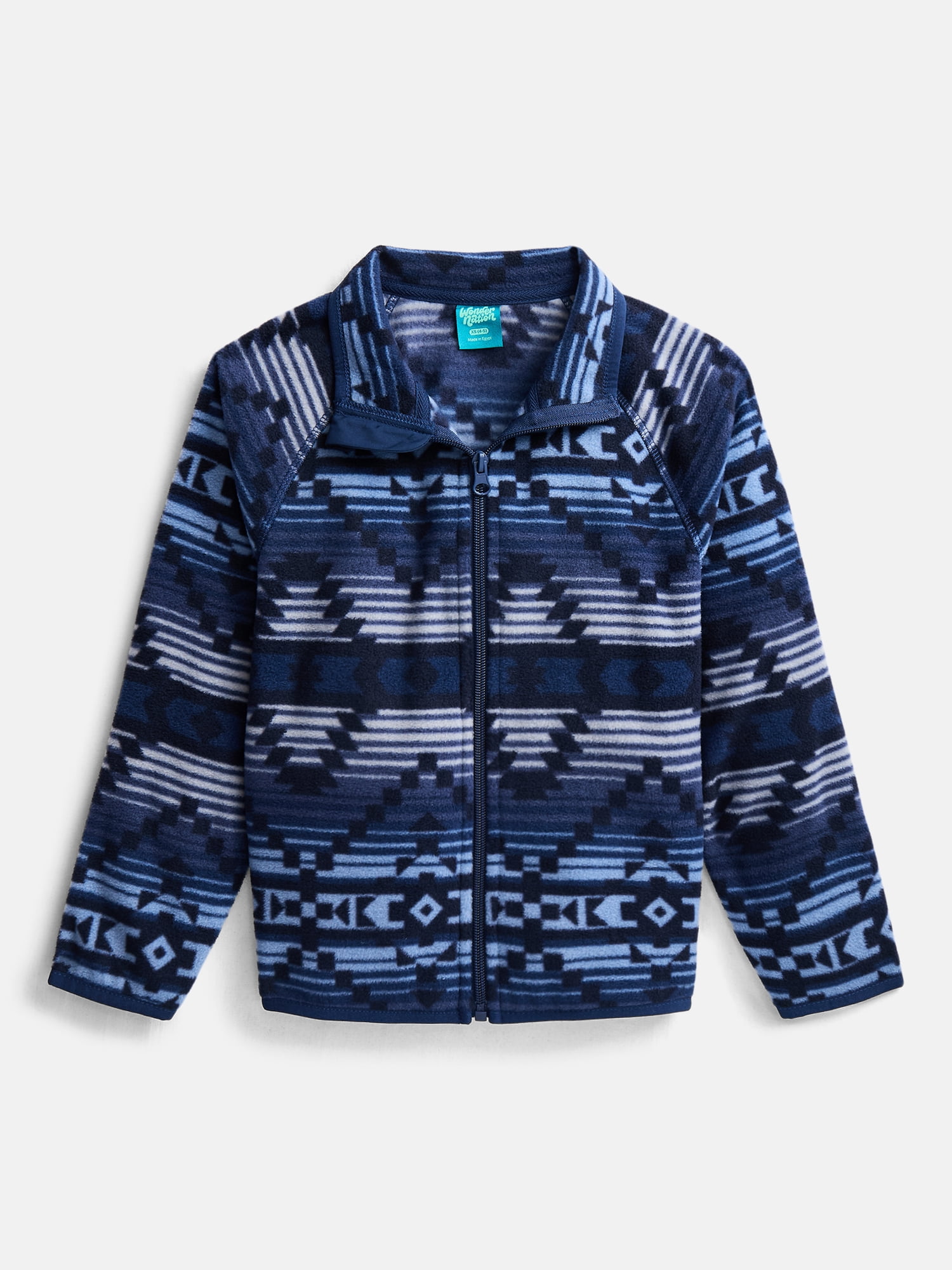 Wonder Nation Boys Microfleece Full Zip Jacket, Sizes 4-18 & Husky