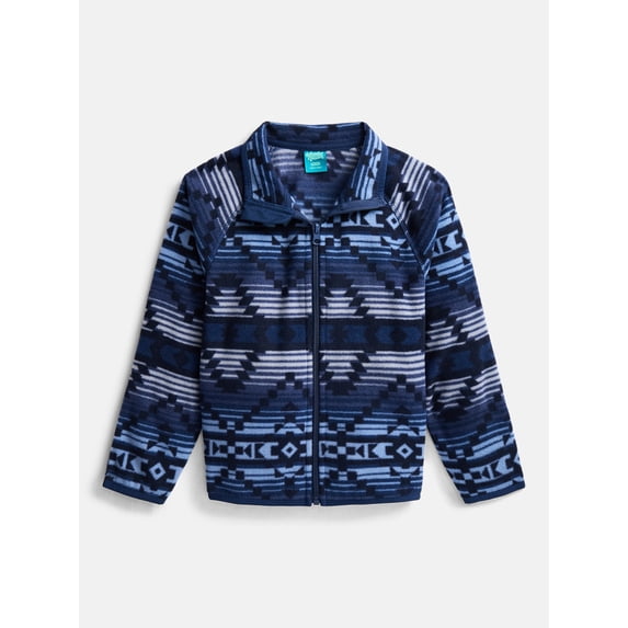 Wonder Nation Boys Microfleece Full Zip Jacket, Sizes 4-18 & Husky