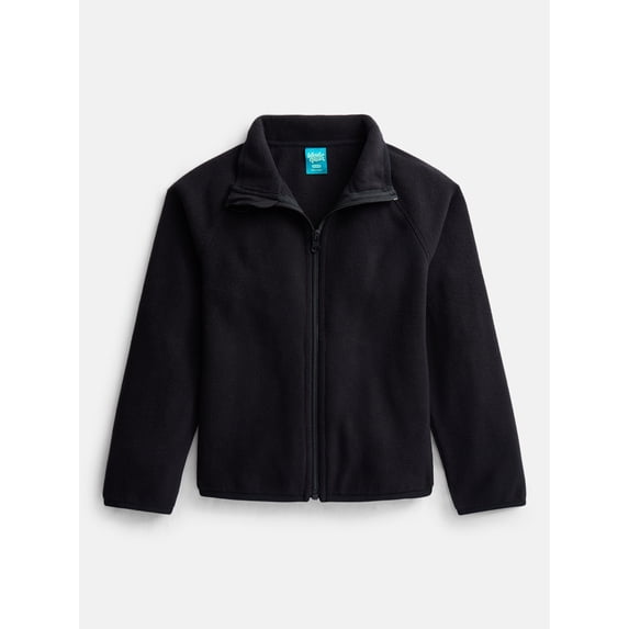 Wonder Nation Girls Microfleece Full Zip Jacket, Sizes 4-18 & Plus