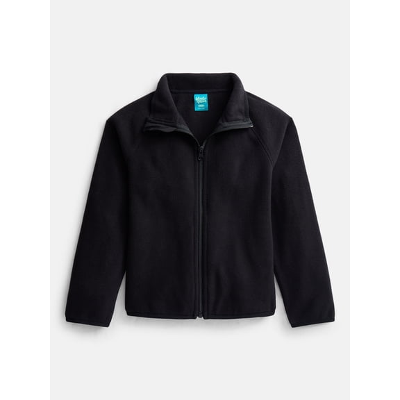 Wonder Nation Girls Microfleece Full Zip Jacket, Sizes 4-18 & Plus