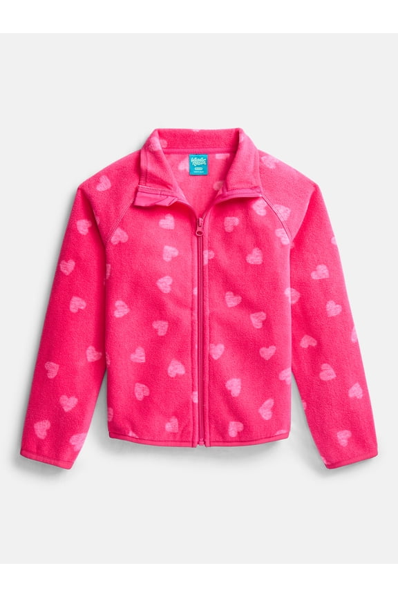 Girls Microfleece Full Zip Jacket, Sizes 4-18 & Plus