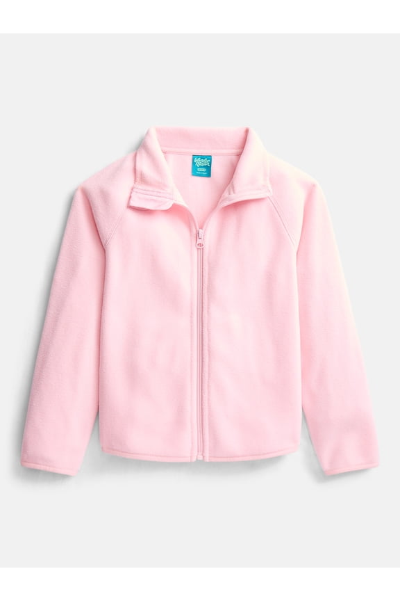 Girls Microfleece Full Zip Jacket, Sizes 4-18 & Plus