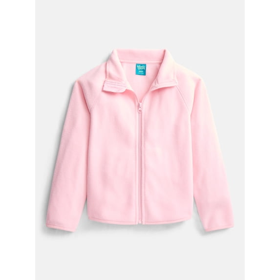 Wonder Nation Girls Microfleece Full Zip Jacket, Sizes 4-18 & Plus