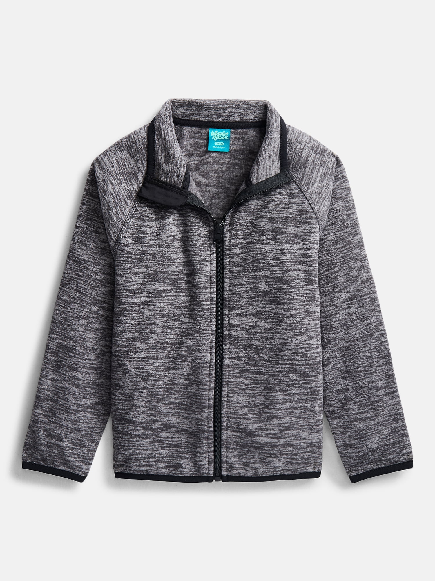 Wonder Nation Boys Microfleece Full Zip Jacket, Sizes 4-18 & Husky