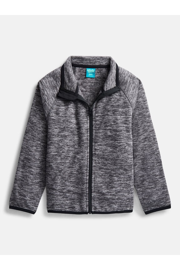 Boys Microfleece Full Zip Jacket, Sizes 4-18 & Husky