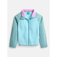 thumbnail image 1 of Wonder Nation Girls Microfleece Full Zip Jacket, Sizes 4-18 & Plus, 1 of 3