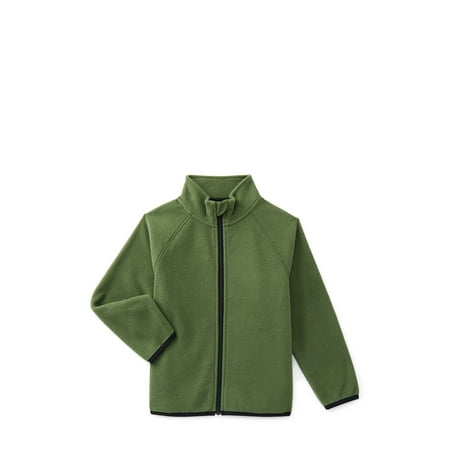 Wonder Nation Boys Microfleece Zip Jacket, Sizes 4-18 & Husky