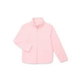 thumbnail image 1 of Wonder Nation Girls Microfleece Full Zip Jacket, Sizes 4-18, 1 of 3