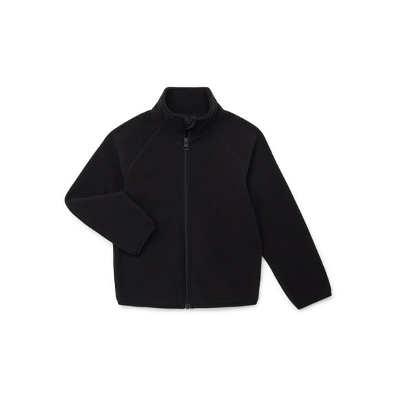 Wonder Nation Girls Microfleece Full Zip Jacket, Sizes 4-18
