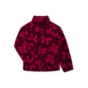 Wonder Nation Girls Microfleece Full Zip Jacket, Sizes 4-18
