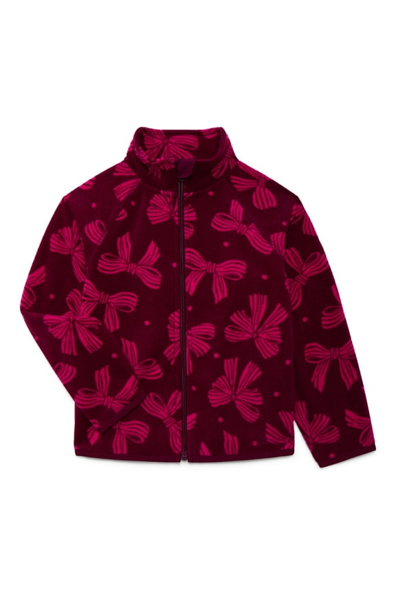 Girls Microfleece Full Zip Jacket, Sizes 4-18