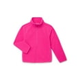 thumbnail image 1 of Wonder Nation Girls Microfleece Full Zip Jacket, Sizes 4-18, 1 of 3