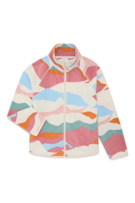 Girls Microfleece Full Zip Jacket, Sizes 4-18