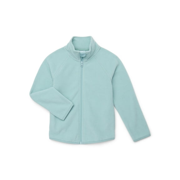 Wonder Nation Girls Microfleece Full Zip Jacket, Sizes 4-18