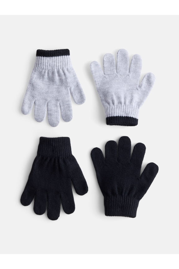 Toddler Knit Gloves, 2- Pack