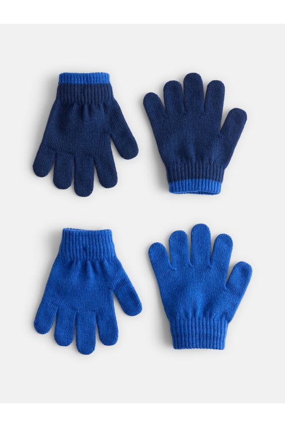 Toddler Knit Gloves, 2- Pack