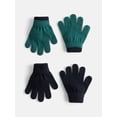 thumbnail image 1 of Wonder Nation Toddler Knit Gloves, 2- Pack, 1 of 3