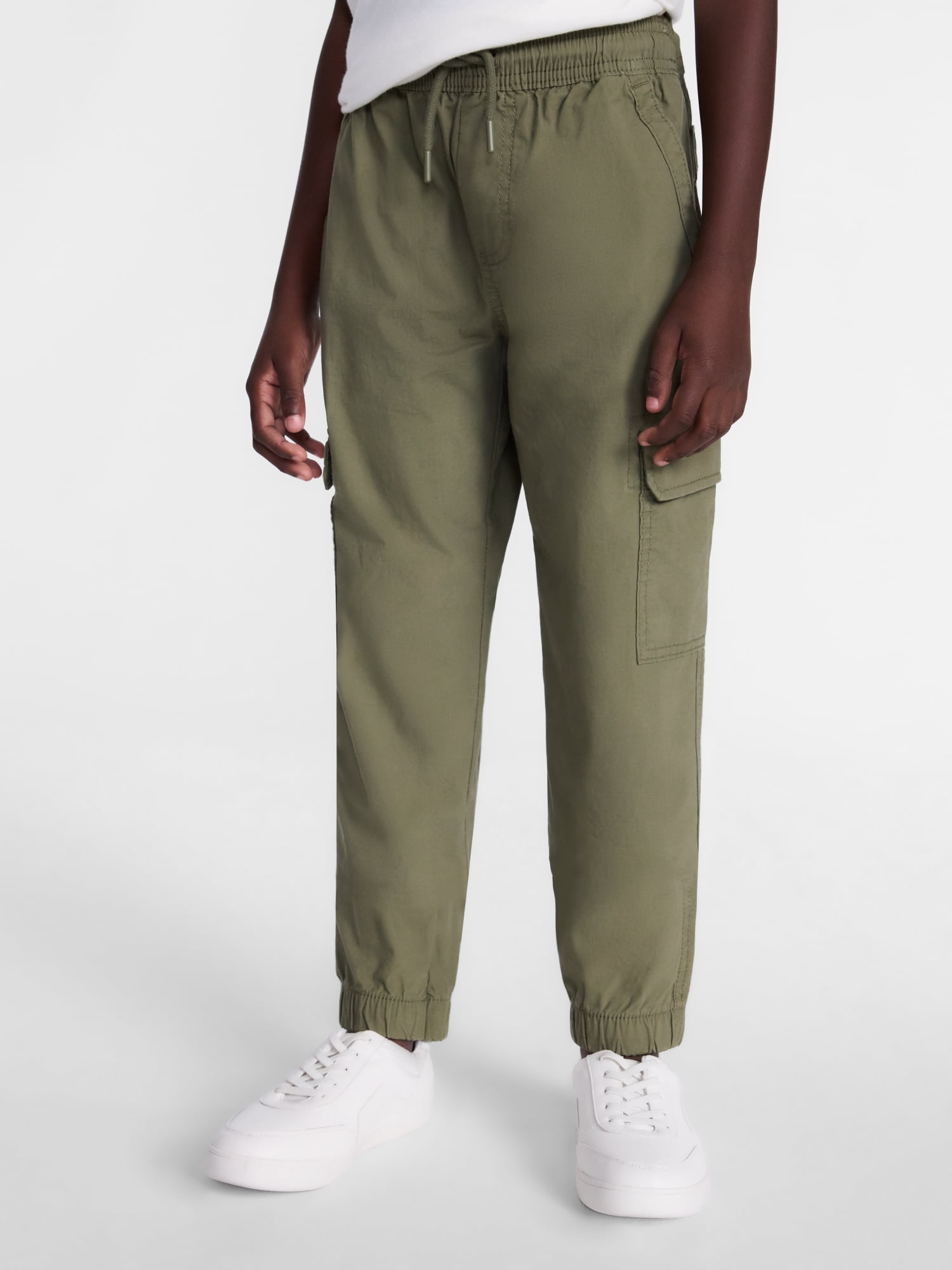 Wonder Nation Boys' Cargo Jogger Pants, Sizes 4-18