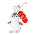 thumbnail image 1 of Wonder Nation Girls Penguin Plush Keychain Bag Charm, Gray, 1 of 3