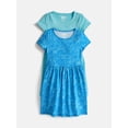 thumbnail image 1 of Wonder Nation Little Girls and Big Girls Play Dress with Short Sleeves, 2 Pack, Sizes XS-XXL, 1 of 3